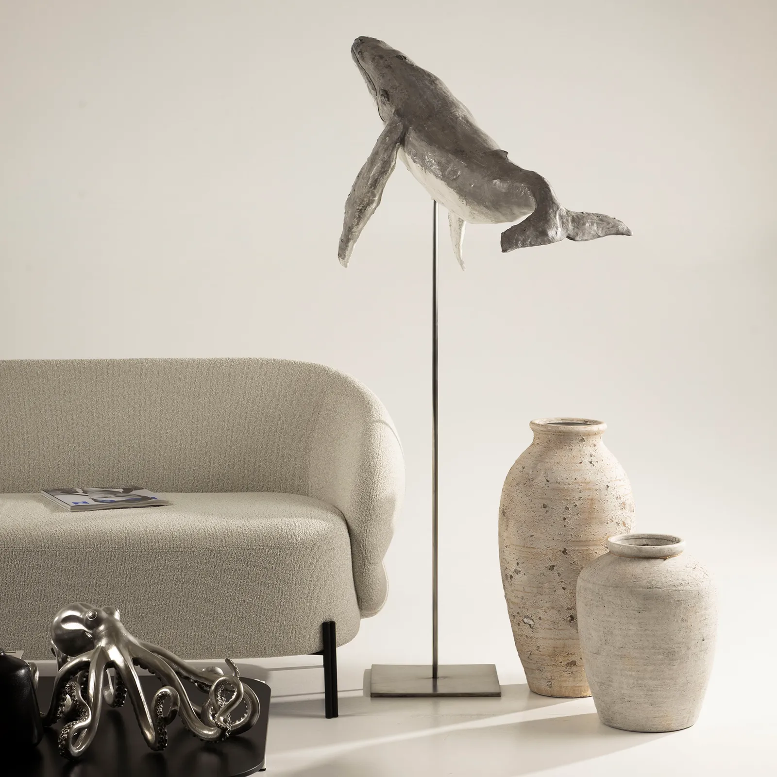 Scultura “Madre e Cucciolo” – Megattere Azzurre