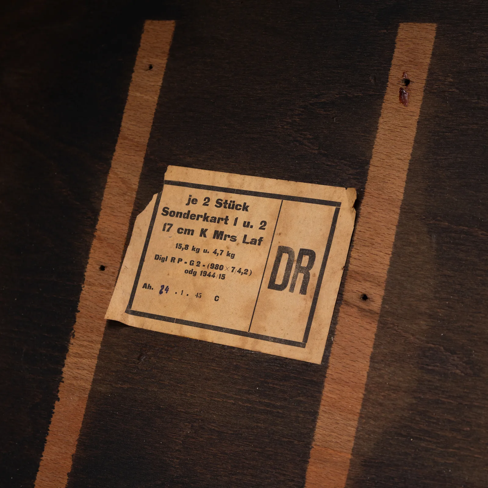 Cassa munizioni Tedesca 1944