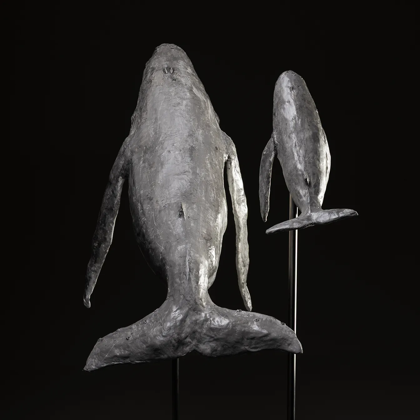 Scultura “Madre e Cucciolo” – Megattere Azzurre