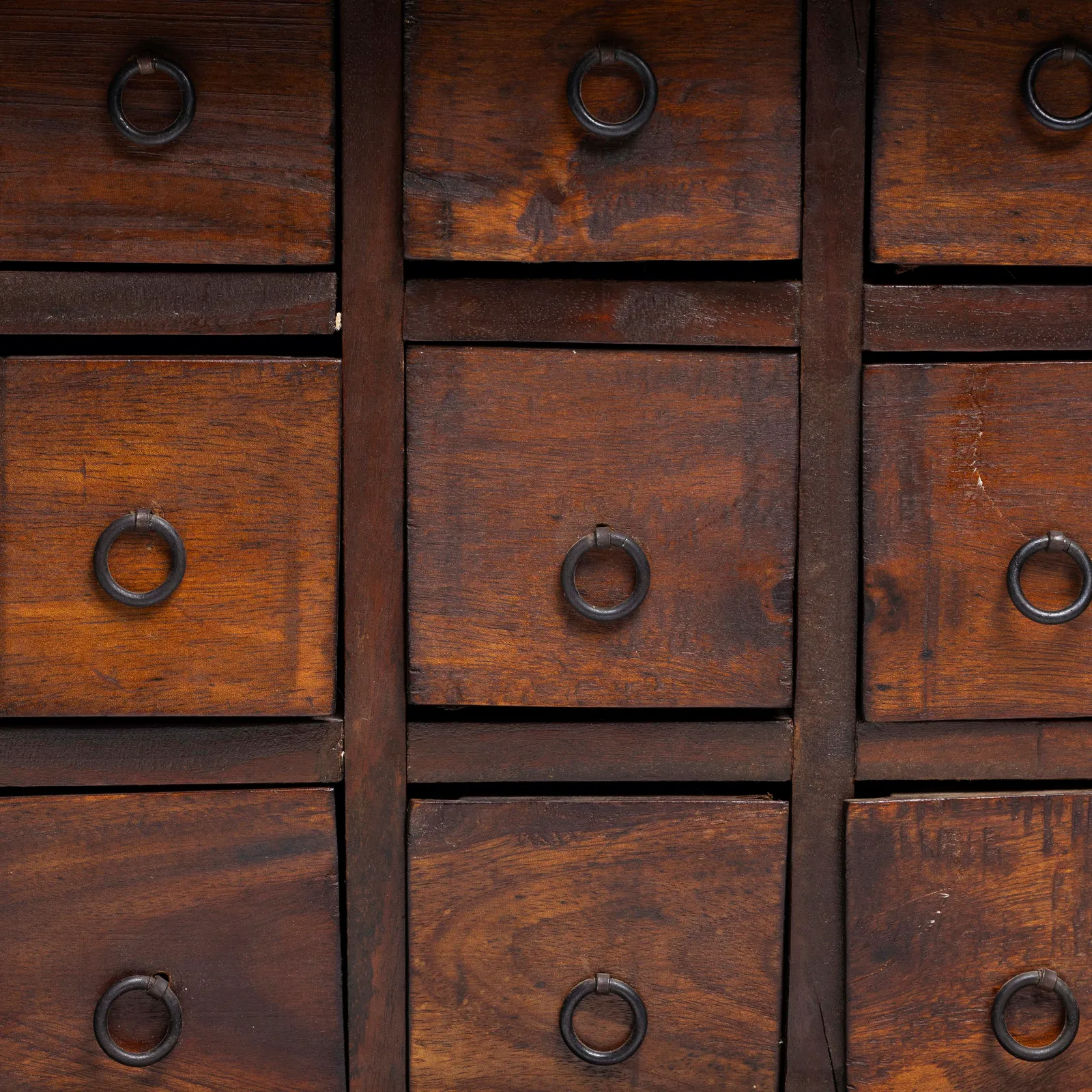 Mobiletto a cassetti da drogheria / farmacia