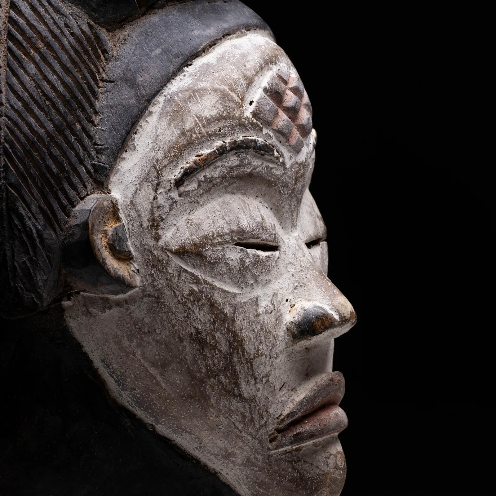 Maschera Africana Cerimonia Punu