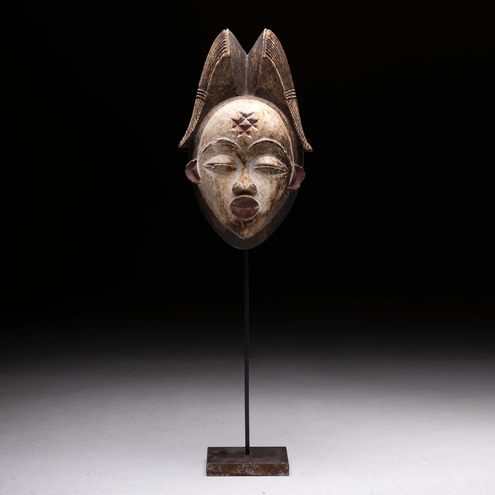 Maschera Africana Punu Del Gabon