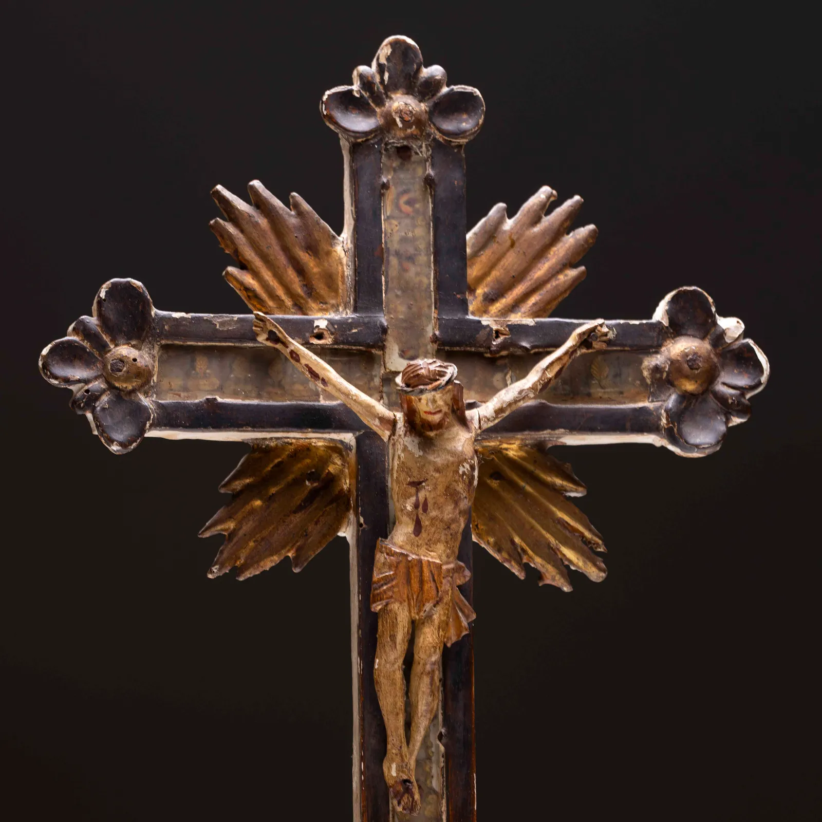Croce Lignea Policroma 17sec