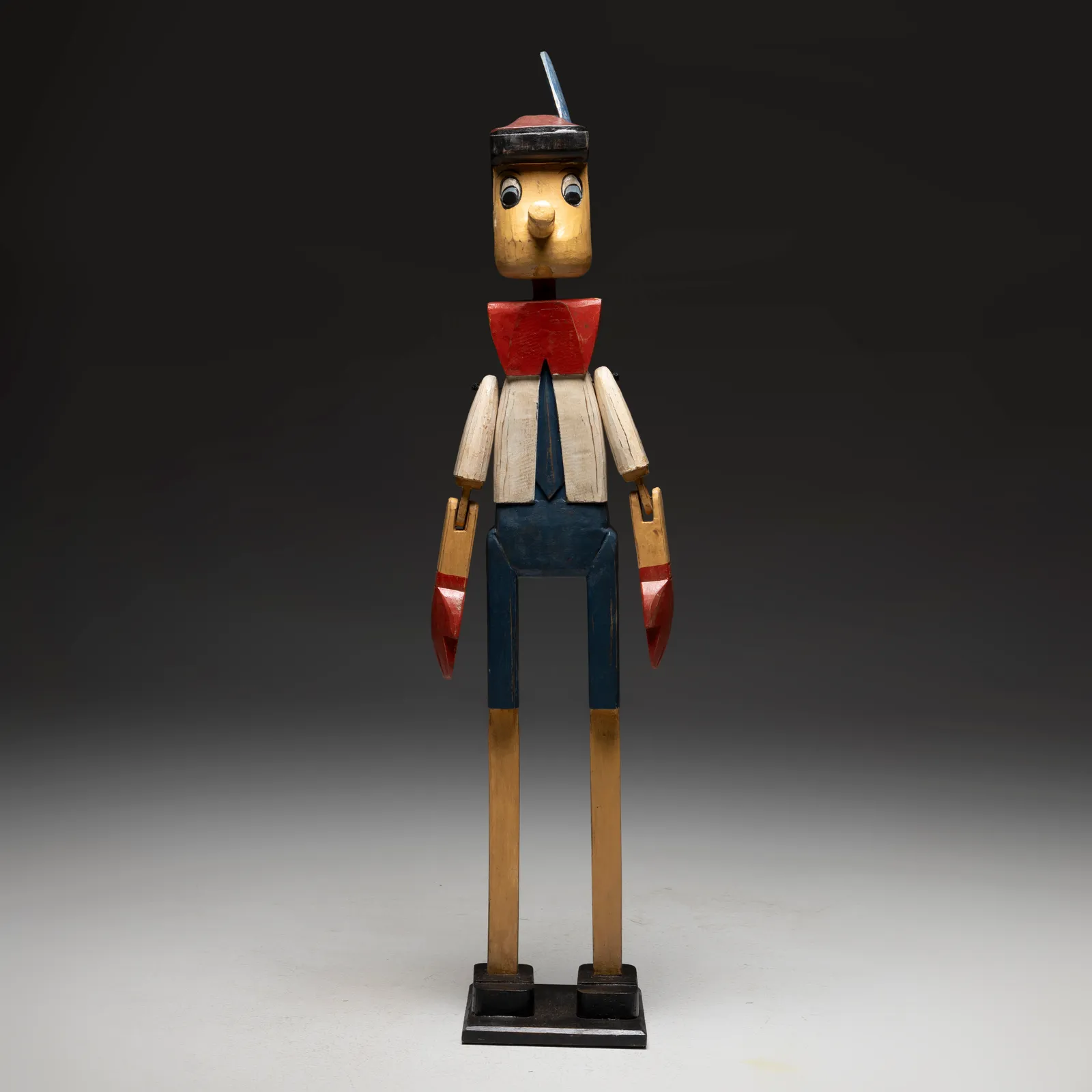 Pinocchio in legno anni 60