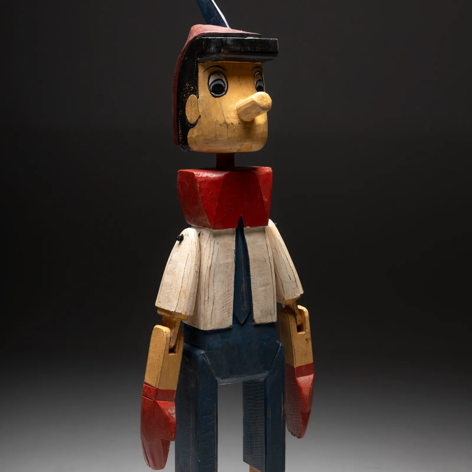 Pinocchio in legno anni 60