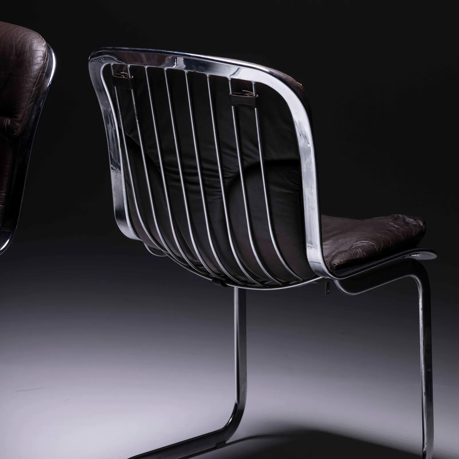 Coppia di sedie originali disegnate da Willy Rizzo