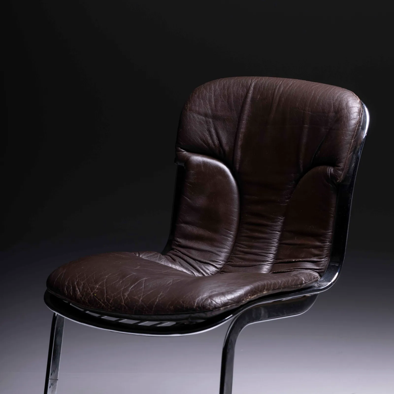 Coppia di sedie originali disegnate da Willy Rizzo