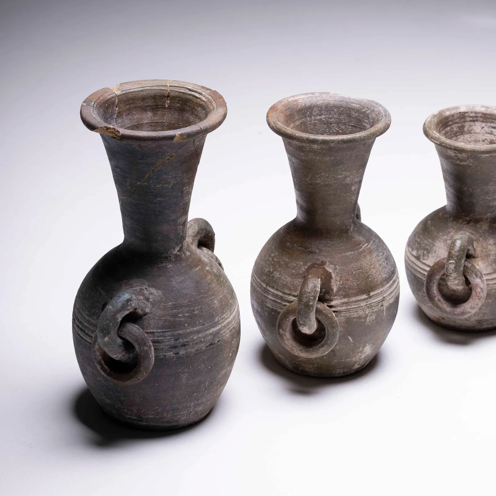 Tris di vasi in terracotta etnici