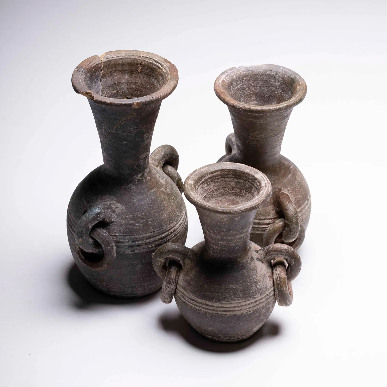 Tris di vasi in terracotta etnici