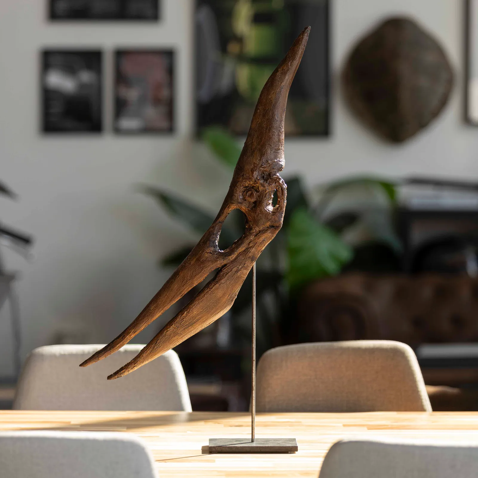 Teschio di Pteranodont in resina